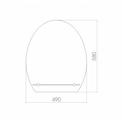 Зеркало MIXLINE Уют (525474)
