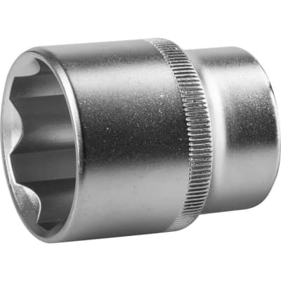 Торцовая головка ЗУБР 1/2", 30 мм, Cr-V сталь, хромированная 27725-30_z02