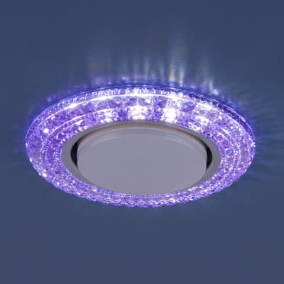 Встраиваемый светильник Elektrostandard 3030 GX53 VL фиолетовый