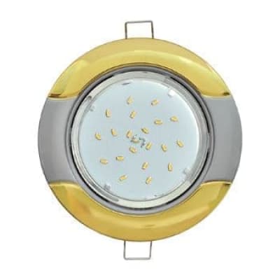 Встраиваемый светильник Ecola GX53 H4 9012 золото-серебро FD71H4ECB