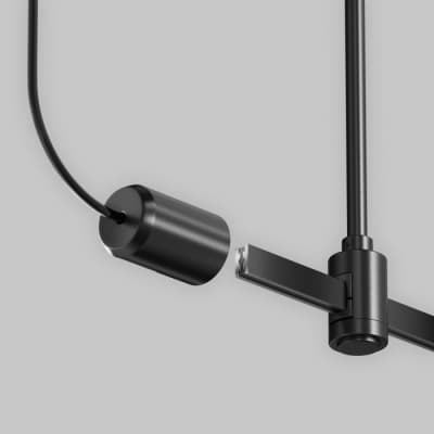 Питание боковое Maytoni Accessories for tracks Flarity TRA154C-SB1-B