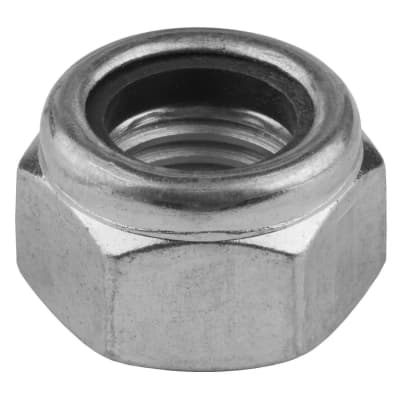 Оцинкованная гайка KRAFTOOL DIN 985 с нейлоновым кольцом, 50 шт., М20, кл. пр. 8 303584-20
