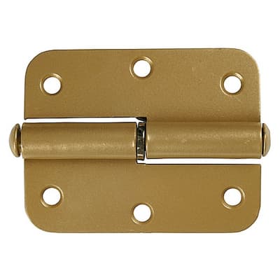 Петля накладная "ПН-85" 85 x 41 x 2.5 мм, 1 шт., белая, левая 37641-85L