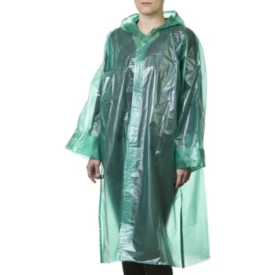Плащ-дождевик STAYER размер S-XL, зеленый, полиэтиленовый 11610