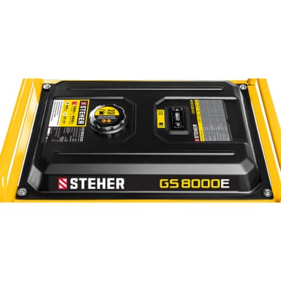 GS-8000Е бензиновый генератор с электростартером, 7000 Вт, STEHER GS-8000Е