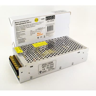 Блок питания для светодиодной ленты Ecola LED Power Supply 12V 150W IP20 B2L150ESB