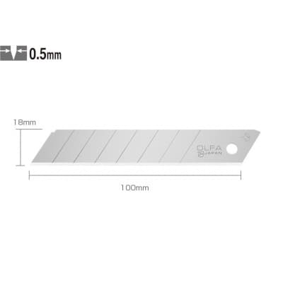 Лезвия сегментированные OLFA 18 мм, 10 шт. OL-LB-10B