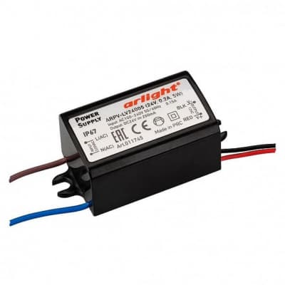 Блок питания Arlight ARPV-LV24005 24V 5W IP67 011745