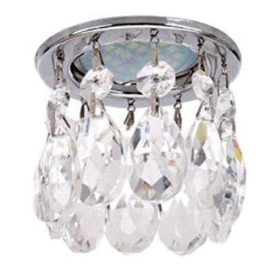 Встраиваемый светильник Ecola MR16 CR1006 GU5.3 Glass хром/прозрачный FC16RVECB
