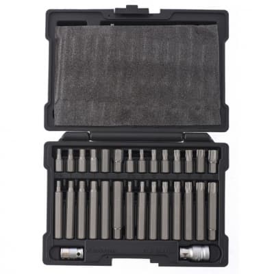 Набор бит HEX, TORX, SPLine, хвостовик-шестигранник 1/2, CrV, 42 шт. Stels 11318