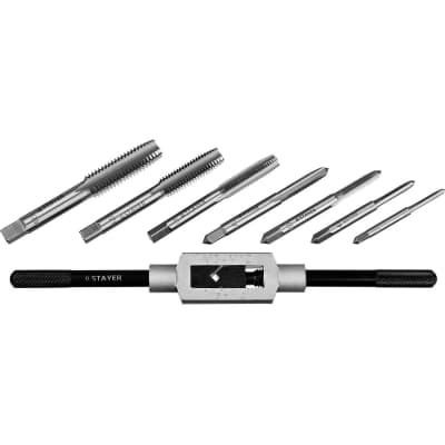 Набор метчиков STAYER 8 предметов, легированная сталь MaxCut 28016-H8_z01