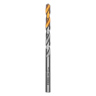 Сверло спиральное по металлу 5,5 x 93 мм, Р6М5, Golden Tip  Denzel 718234