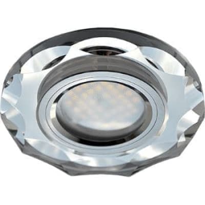 Встраиваемый светильник Ecola MR16 DL1653 GU5.3 Glass хром/прозрачный FC1653EFF