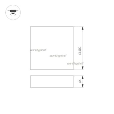Потолочный светильник Arlight QUADRO 034805