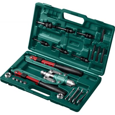 KRAFTOOL Combo3-M12  комбинированный заклепочник складной в кейсе 31182_z01