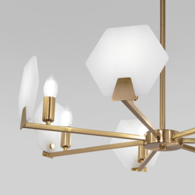 Потолочная люстра Eurosvet Marble 60158/7 латунь