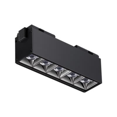 Трековый светильник для низковольного шинопровода IP20 LED 4000K 10W 48V KIT 358523 SHINO NT21 000 черный   NOVOTECH KIT 358523