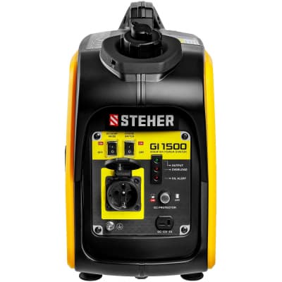 GI-1500 генератор инверторный, 1200 Вт, STEHER GI-1500