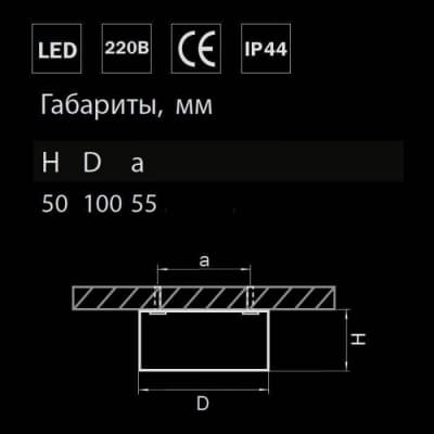 Потолочный светодиодный светильник Lightstar Zolla 213914