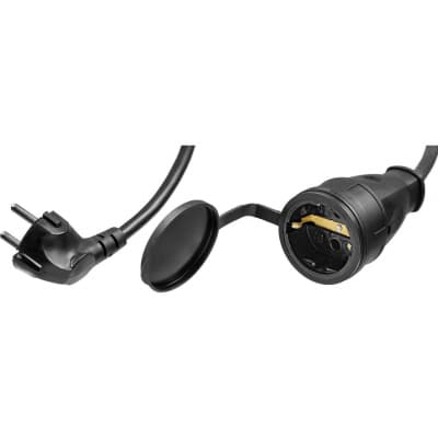 Удлинитель электрический силовой ЗУБР 30 м, 3500 Вт, 1 гнездо, IP44 55020-30