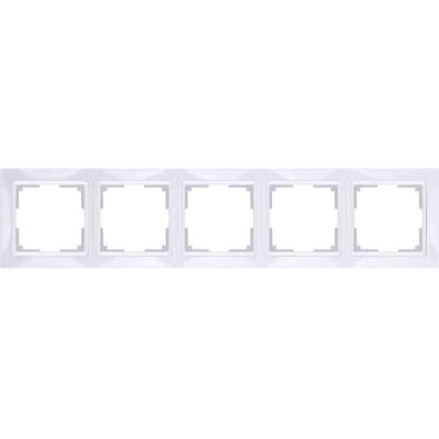 Рамка на 5 постов Werkel Snabb basic WL03-Frame-05 белый W0052001 