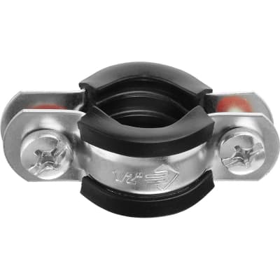 Хомут трубный с гайкой, 1/2", 10шт, оцинкованный, ЗУБР 37850-20-24