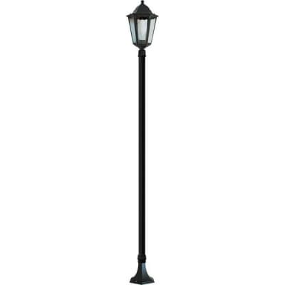 Светильник садово-парковый, серии «Классика» FERON 6211 1*100W, E27, 230V, IP44, цвет черный, 6-и гранник, столб 11205