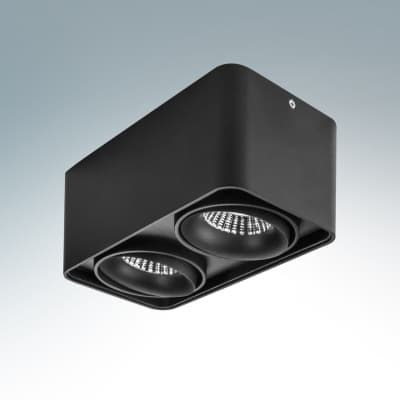Накладной светильник Lightstar Monocco Led 20W 4000K черный 052127