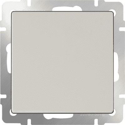 Выключатель одноклавишный Werkel WL03-SW-1G-ivory слоновая кость 4690389046148