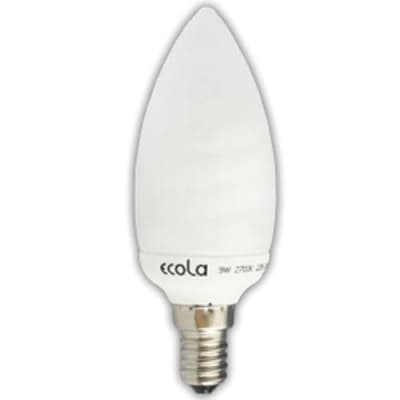 Лампа энергосберегающая Ecola Е14 Сandle EIC/M 9W 6400K C4SD09ECC