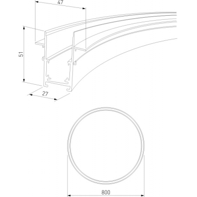 Шинопровод Elektrostandard Slim Magnetic 85158/00