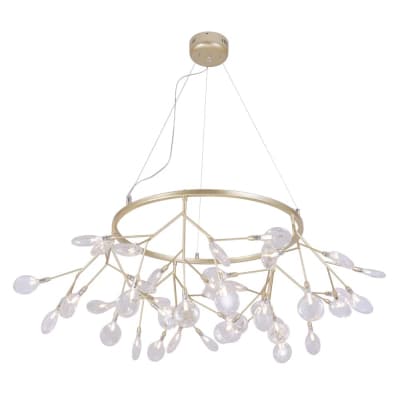Подвесная люстра Crystal Lux Evita SP45 D Gold/Transparent
