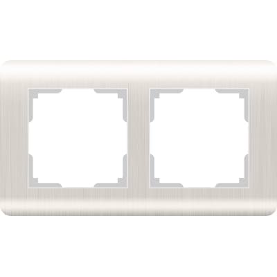 Рамка на 2 поста Werkel Stream WL12-Frame-02 перламутровый W0022113