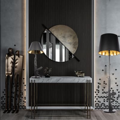 Интерьерная настольная лампа Loft It Arsenal 10136/B Dark grey