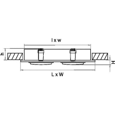 Встраиваемый светильник Lightstar Singo 011624