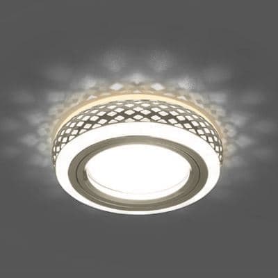 Встраиваемый светильник Gauss Backlight BL085 хром/белый GU5.3 3W Led 3000K