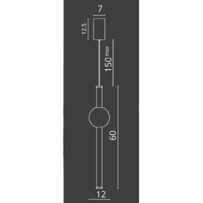 Подвесной светильник Cliff 1125/01 SP-10 Divinare