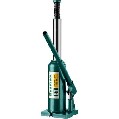Домкрат гидравлический бутылочный сварной Kraft-Lift KRAFTOOL 6т, 220-435мм 43462-6_z01