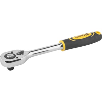 Трещотка для торцовых головок STAYER 1/2", 45 зубцов, Cr-V сталь 27786-1/2
