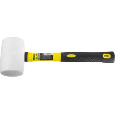 Киянка резиновая белая с фиберглассовой ручкой STAYER 680 г 20533-680