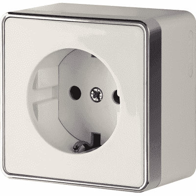 Розетка с заземлением и шторками Werkel WL15-02-02 Gallant слоновая кость 4690389102226