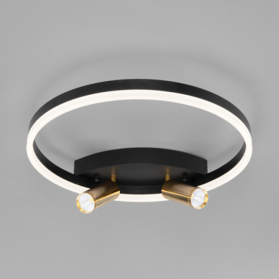 Спот Eurosvet Luminari 90247/3 черный/золото Smart