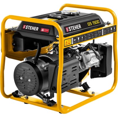 GS-1500 бензиновый генератор, 1200 Вт, STEHER GS-1500