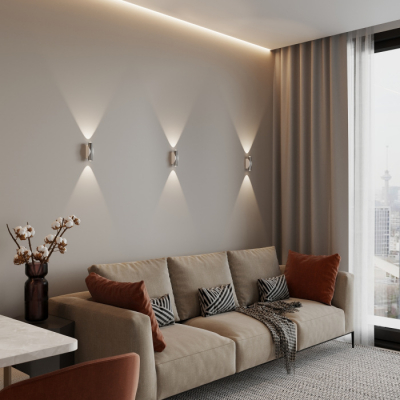 Бра Elektrostandard Steel 40109/LED белый/сталь