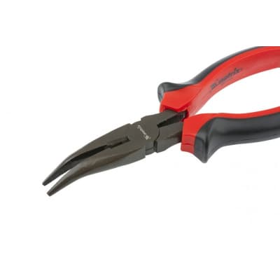 Длинногубцы изогнутые Black Nickel, 160 мм, двухкомпонентные рукоятки Matrix 17458