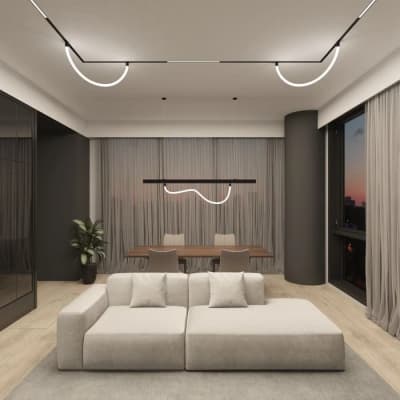 Трековый светильник Denkirs SMART RAY DK8060-BK