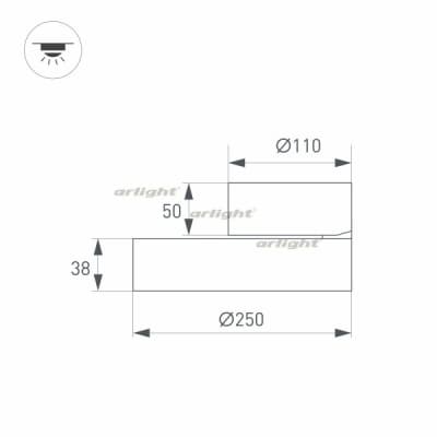 Спот Arlight RONDO FLAP 028171