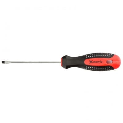 Отвертка Fusion, SL3 х 80 мм, CrV, трехкомпонентная рукоятка Anti slip Matrix 11406