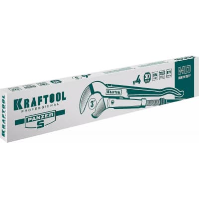 KRAFTOOL PANZER-S, №4, ключ трубный, изогнутые губки 2733-30_z02
