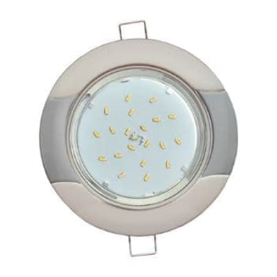 Встраиваемый светильник Ecola GX53 H4 9012 жемчуг-серебро FA71H4ECB
